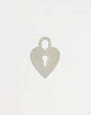 Heart Lock Blank, 24x17mm, (1pc)