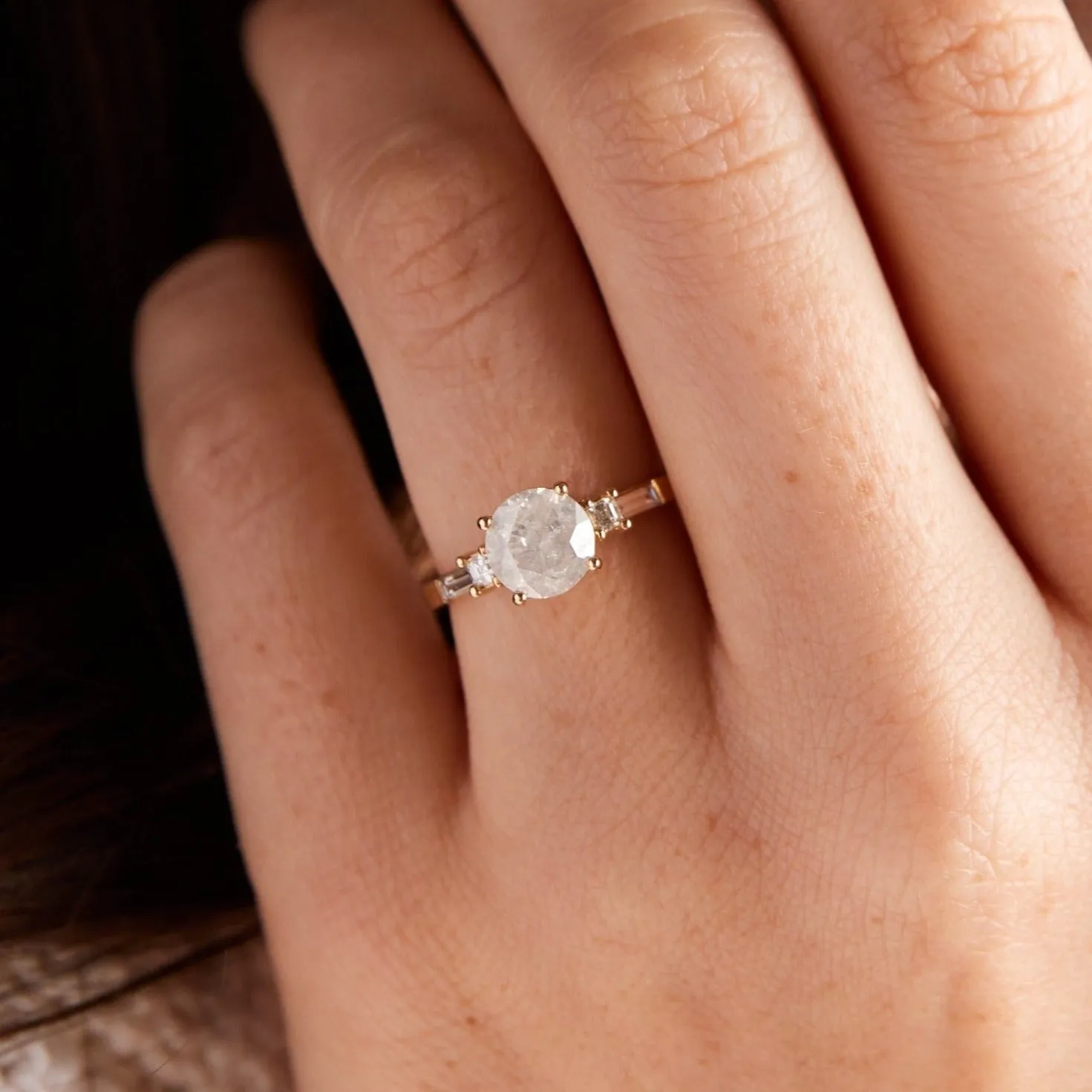 Hope Ring - 1.51 Carat Icy White Round Diamond