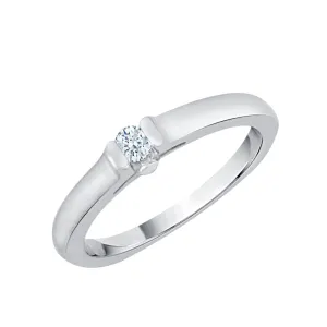 KATARINA 1/20 cttw Diamond Solitaire Promise Ring