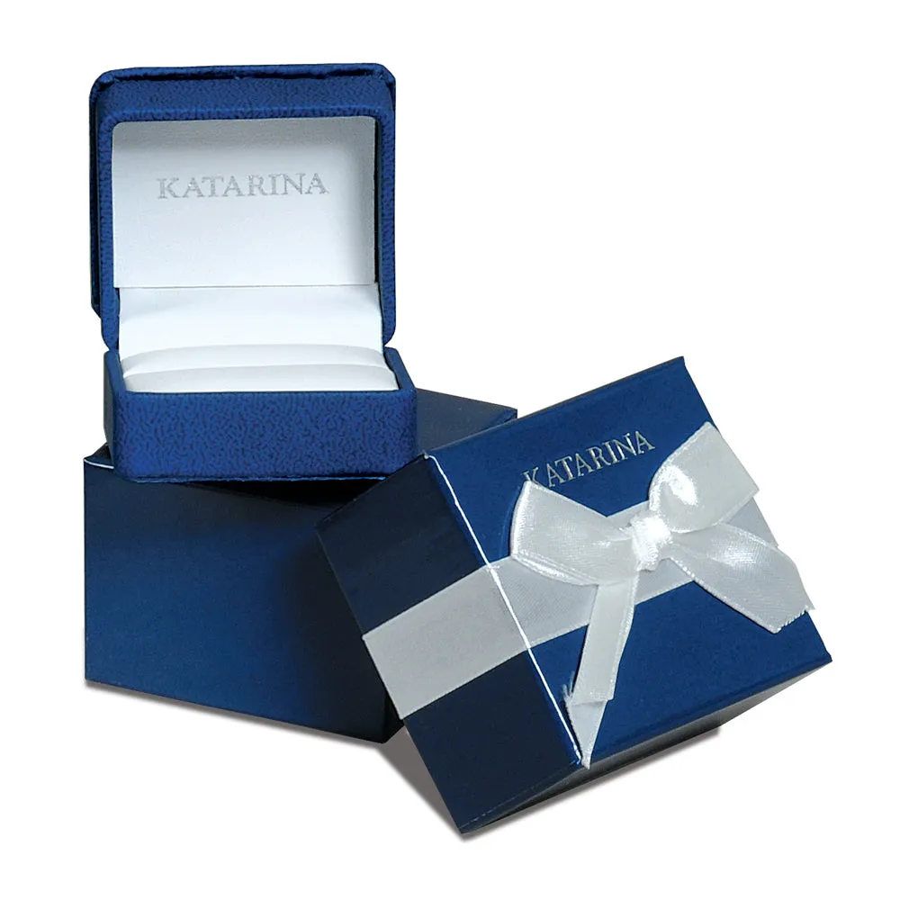 KATARINA 1/6 cttw Diamond Infinity Knot Promise Ring