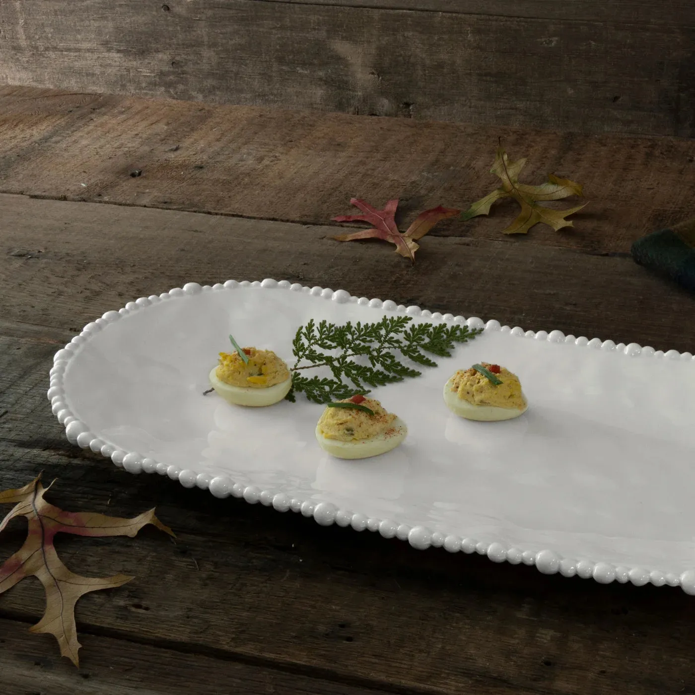 Large Oval Platter VIDA Alegria (White)