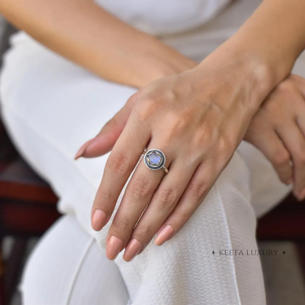 Lotus Dream - Moonstone Ring