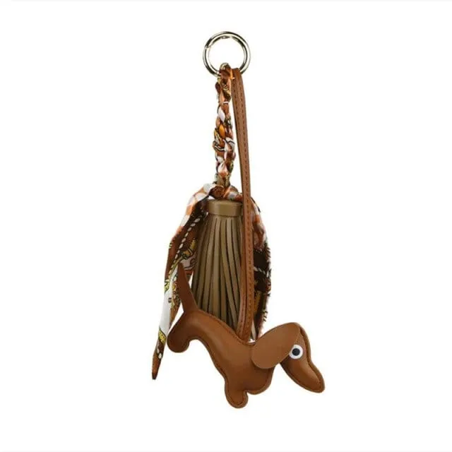 Lucky Dachshund Keychain