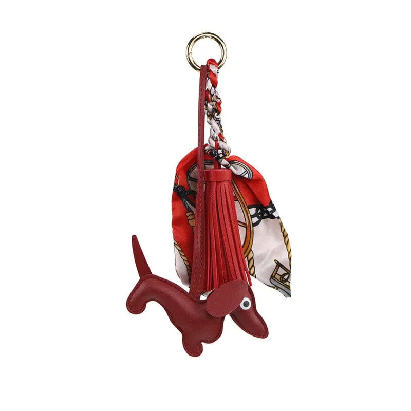 Lucky Dachshund Keychain