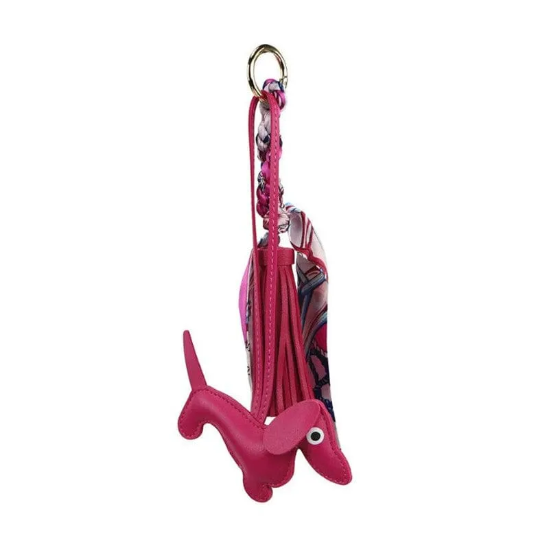 Lucky Dachshund Keychain