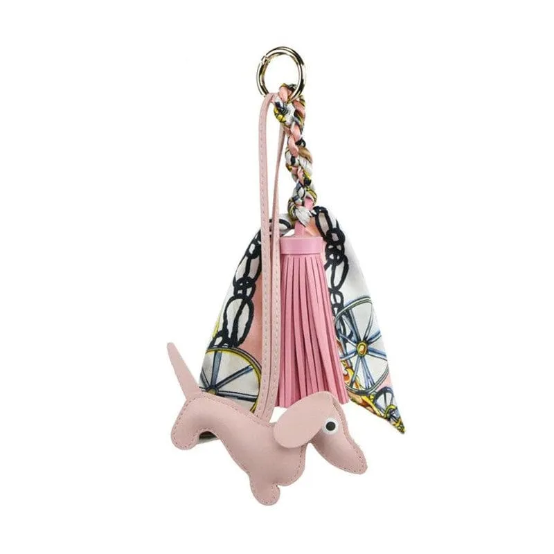 Lucky Dachshund Keychain