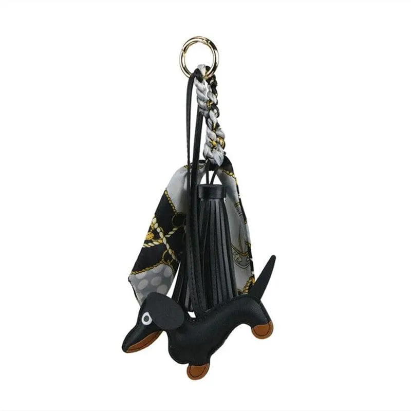 Lucky Dachshund Keychain