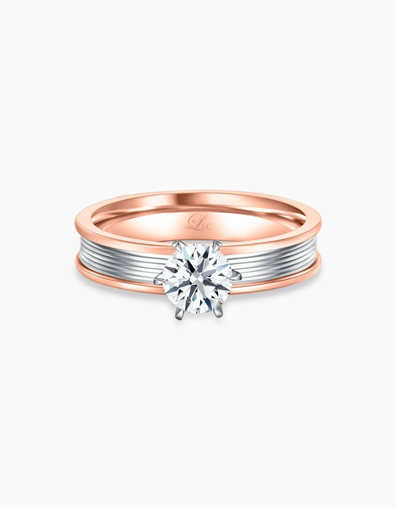 LVC Precieux Promise (Slim) Diamond Ring in 6 prongs