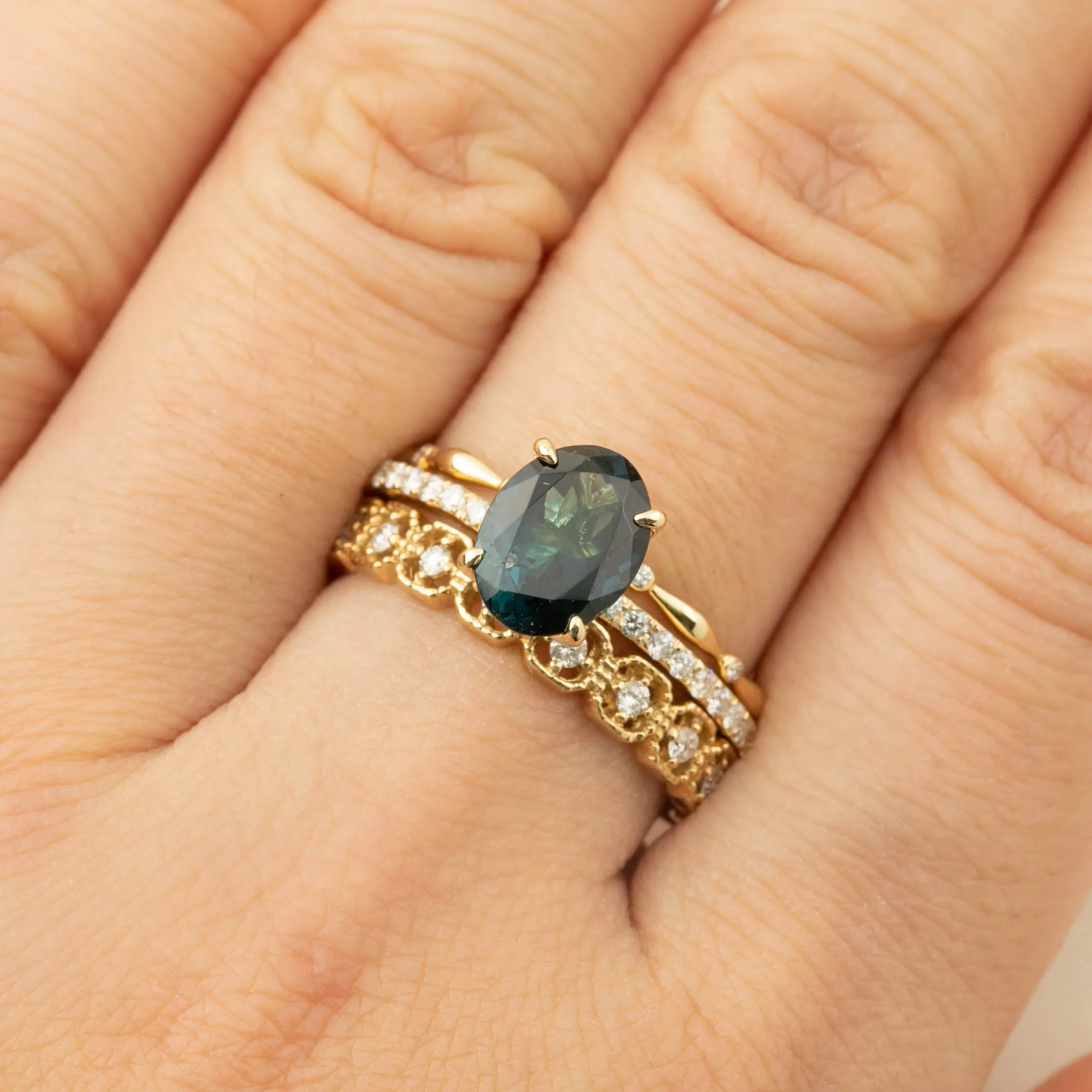 Maria Ring -  1.64ct Green Tourmaline (One of a kind)