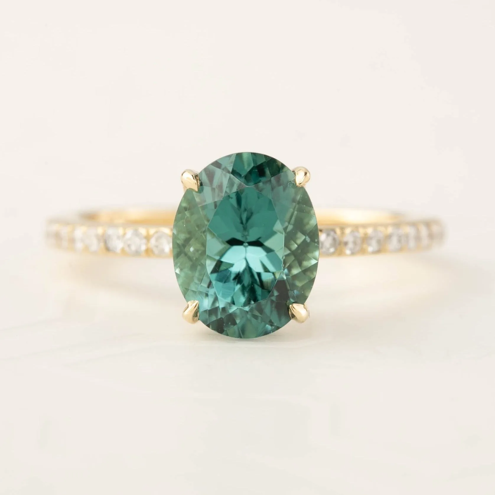 Maria Ring -  2.47ct Namibian Green Tourmaline (One of a kind)