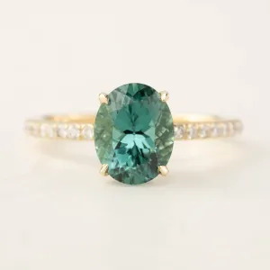 Maria Ring -  2.47ct Namibian Green Tourmaline (One of a kind)