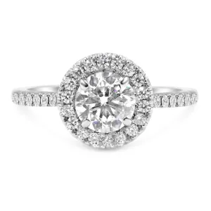 MARINE | Round Halo Engagement Ring