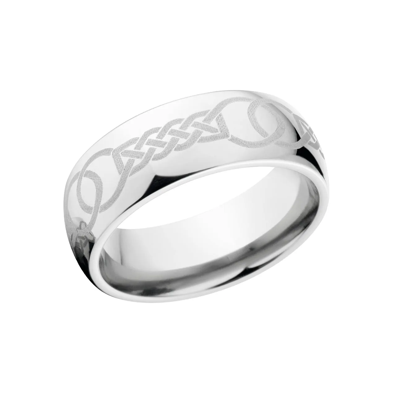 Mens Celtic Rings: Cobalt Celtic Wedding Band