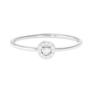 Natural Diamond Dainty Promise Ring