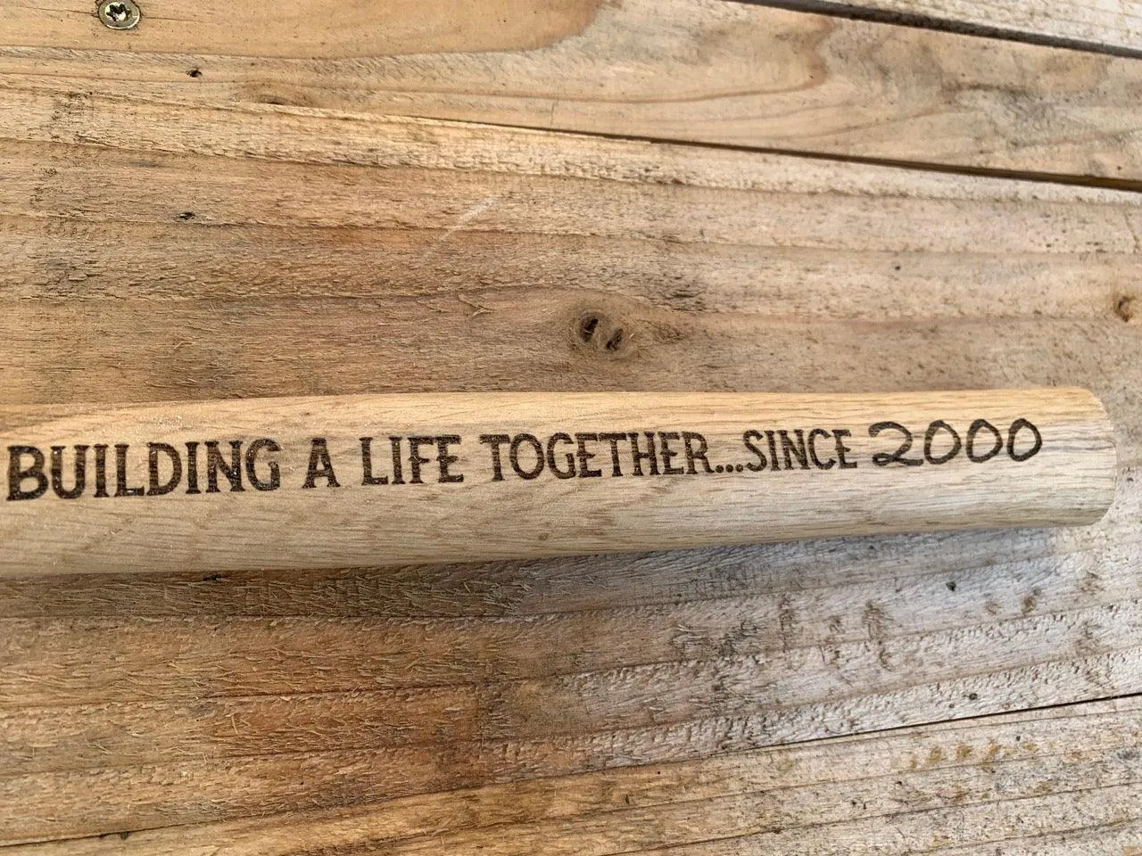 Personalized Hammer with Custom Text