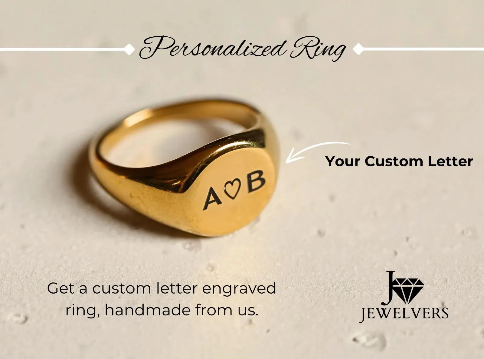 Personalized Name Ring-Engraved Custom Rings