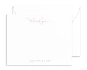 Personalized Thank You Note Cards