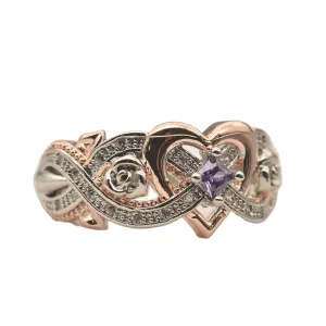 Romantic Women's Heart Ring