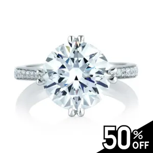 Round Diamond Solitaire Engagement Ring