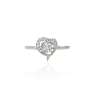 Silver Beautiful Love Promise Ring