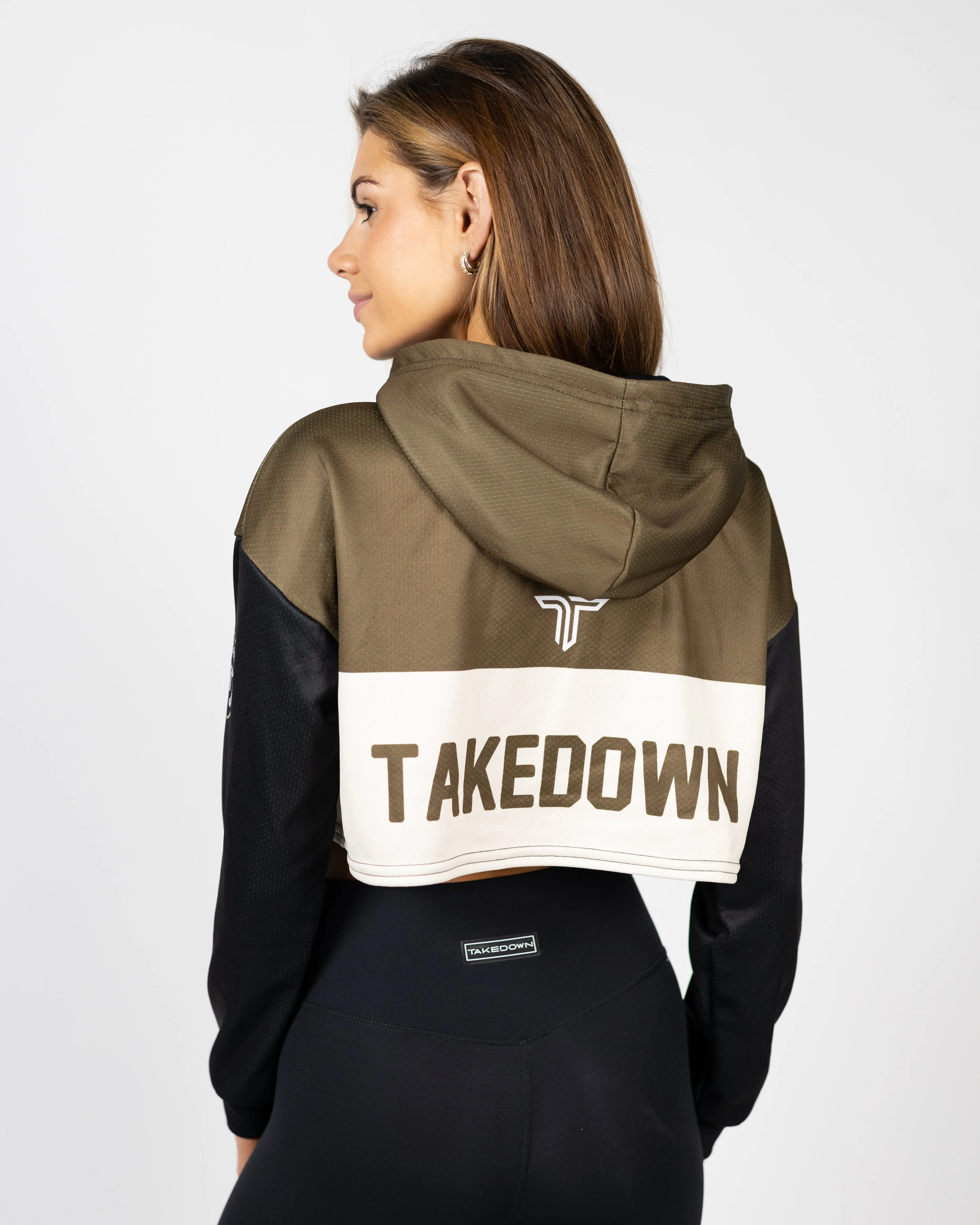 TD-CRPHD-001 360° Custom Cropped Hoodie