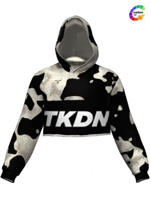 TD-CRPHD-008 360° Custom Cropped Hoodie