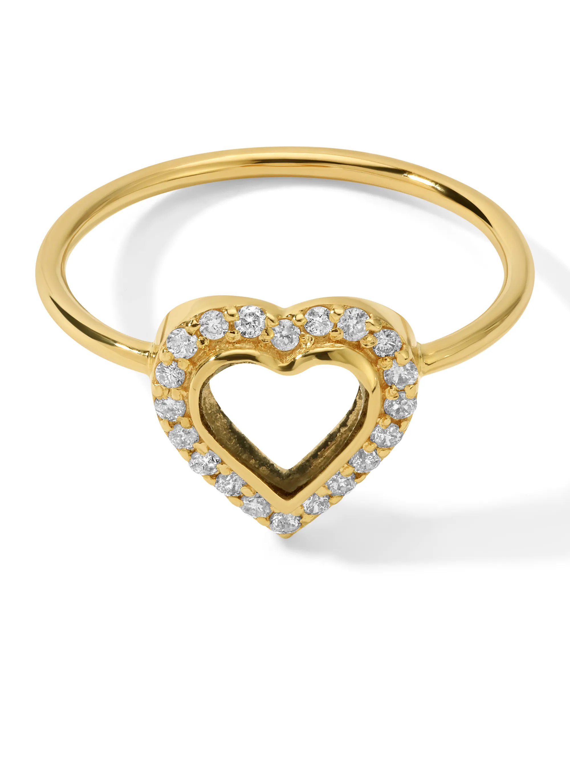 The Diamond Heart Ring