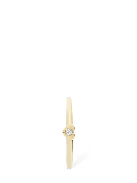 Vanzi   18kt Gold &amp; diamond heart ring 