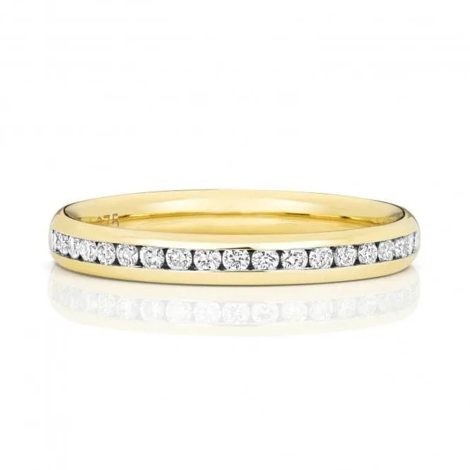 Wedding Band 18ct Gold Diamond Eternity Ring WQ220/I