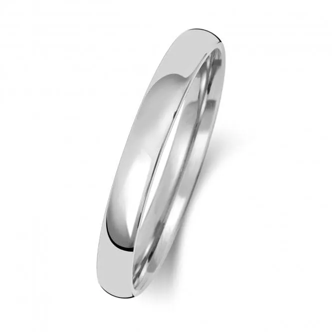 Wedding Band 9K Slight Court 2.5 mm-1.4 Wedding  Ring W112WM