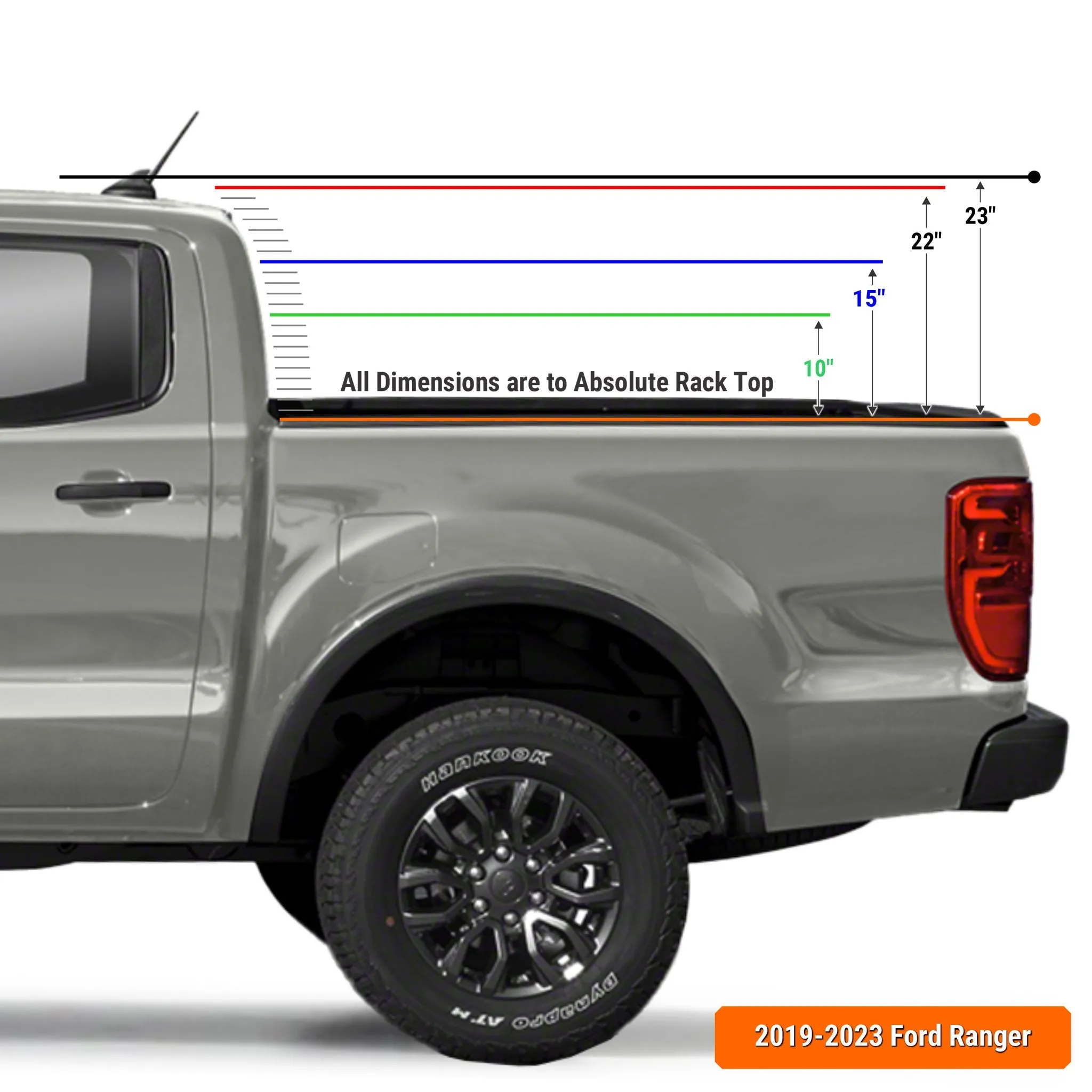 XTR3 Build-Your-Own Bed Rack - Ford Ranger